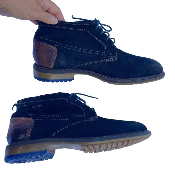 Bugatti Desert Lace Up Ankle Boots Black Men  42 (US 9) - Picture 15 of 16